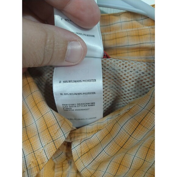 The North Face Men's L Shirt Long Sleeve Checked Plaid Collared Logo Outdoor - Picture 4 of 8